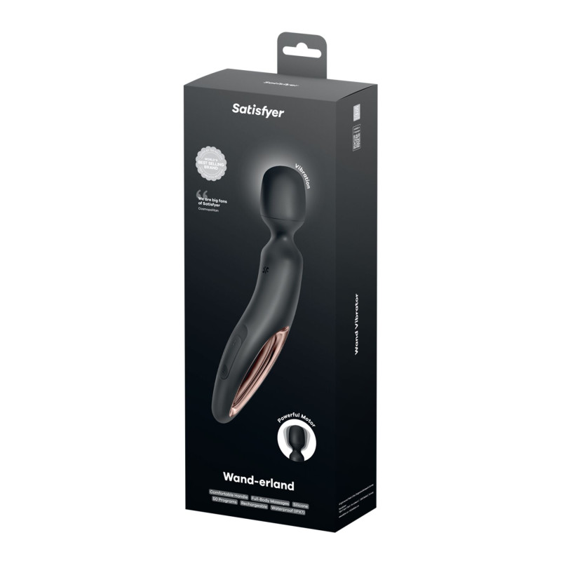 Вібромасажер Satisfyer Wand-erland (Black/Rosegold)