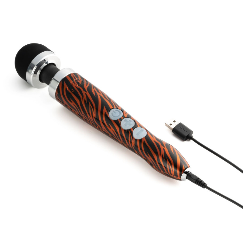Вибромассажер DOXY Die Cast 3R-TIGER, очень мощный, перезаряжаемый, металлический корпус