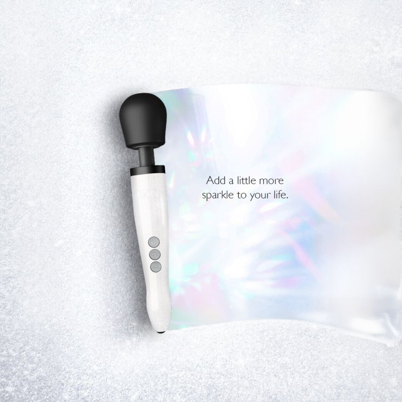 Вібромасажер DOXY Die Cast R Stardust White