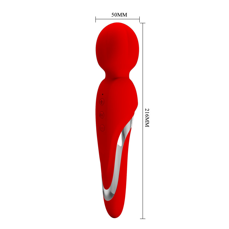 Вібромасажер Pretty Love Walter Massager Red