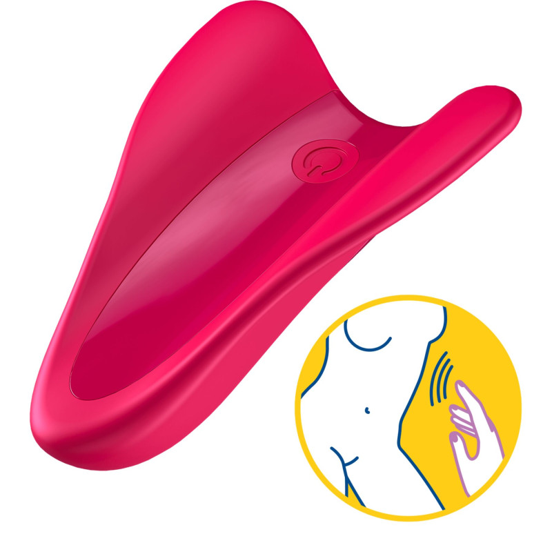 Вибратор на палец Satisfyer High Fly Красный