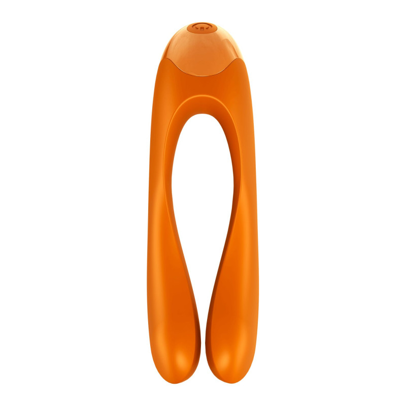 Вибратор на палец Satisfyer Candy Cane Оранжевый