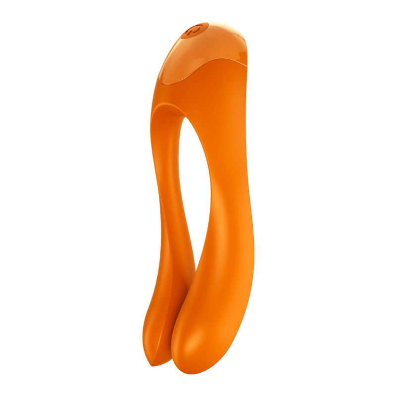 Вибратор на палец Satisfyer Candy Cane Оранжевый