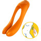Вибратор на палец Satisfyer Candy Cane Оранжевый