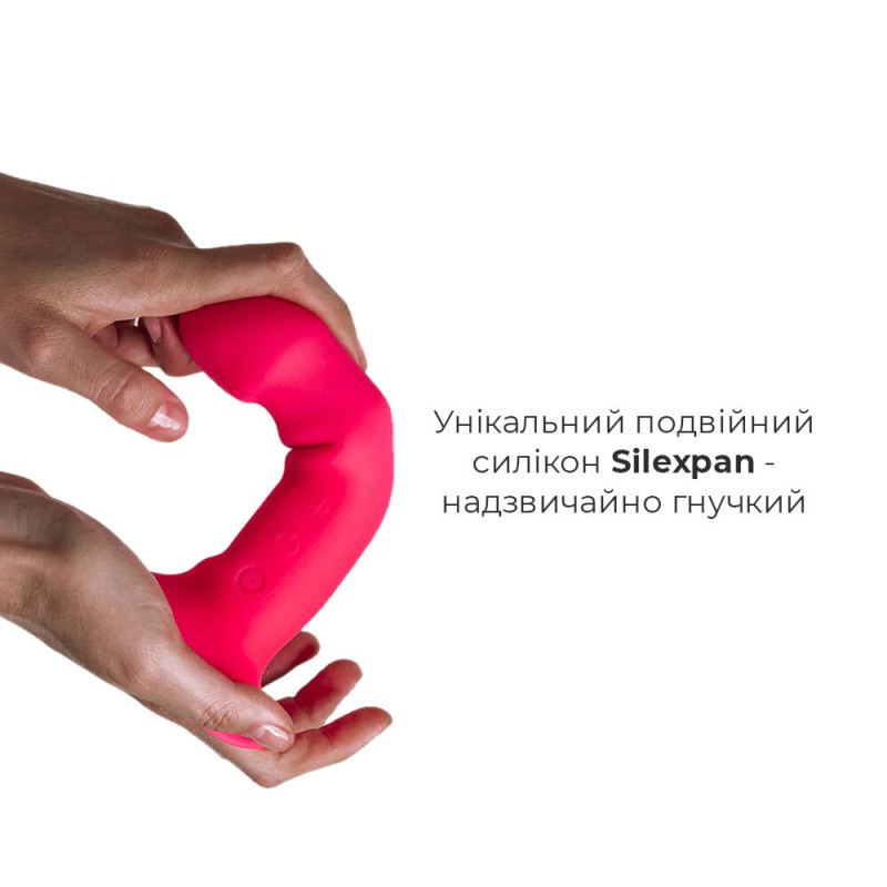 Дилдо с вибрацией Adrien Lastic Hitsens 2 Розовый 17/4 см