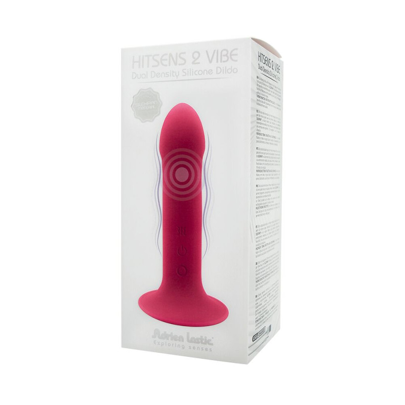 Дилдо с вибрацией Adrien Lastic Hitsens 2 Розовый 17/4 см