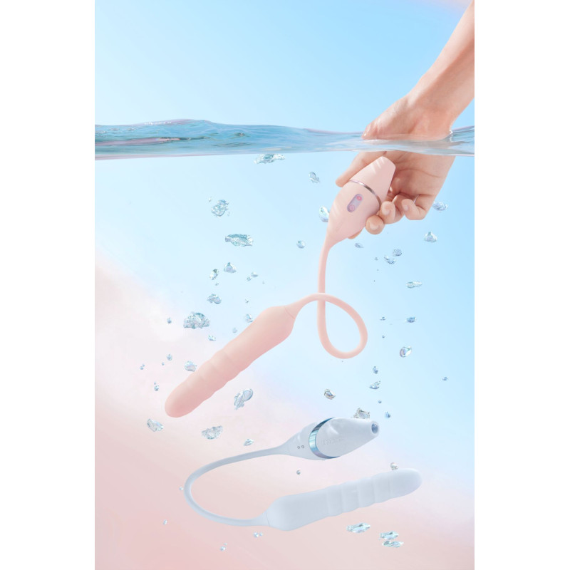 Пульсатор з вакуумним стимулятором KISSTOY Cathy III Pink