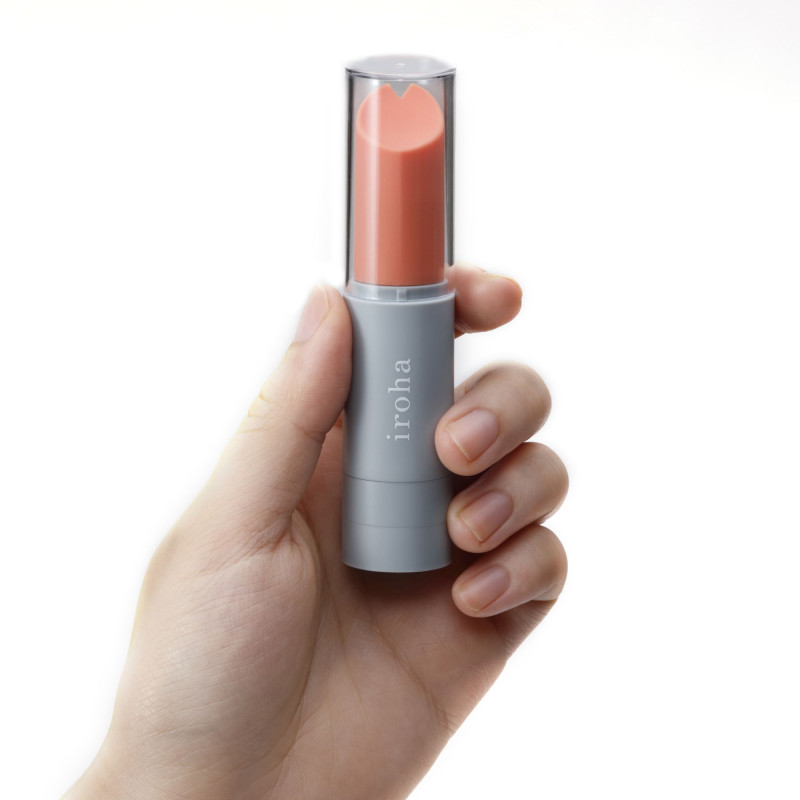 Вибратор-помада IROHA STICK серая