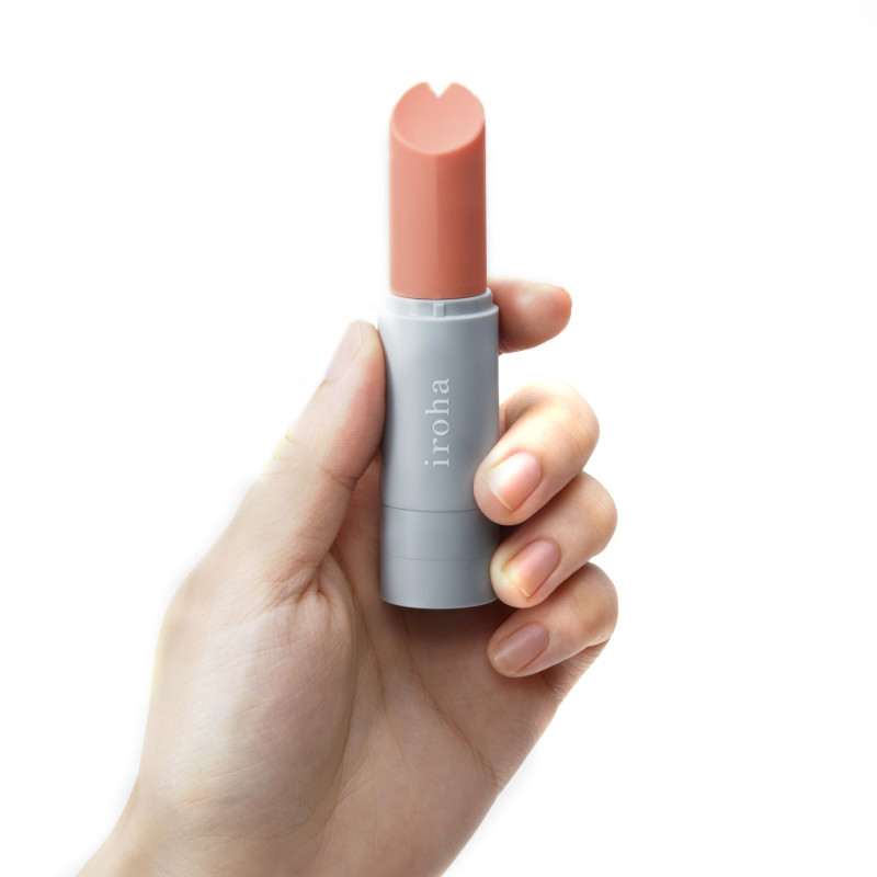 Вибратор-помада IROHA STICK серая
