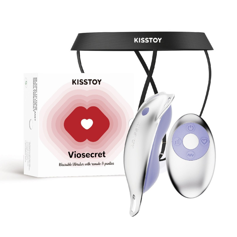 Вібратор у трусики KISTOY Viosecret, пояс для фіксації та пульт ДК у комплекті