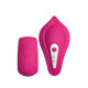 Вібратор у трусики Liebe Panty Vibe Recargable Cerise, нагрів до 39 °C, пульт, трусики в комплекті