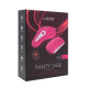 Вібратор у трусики Liebe Panty Vibe Recargable Cerise, нагрів до 39 °C, пульт, трусики в комплекті