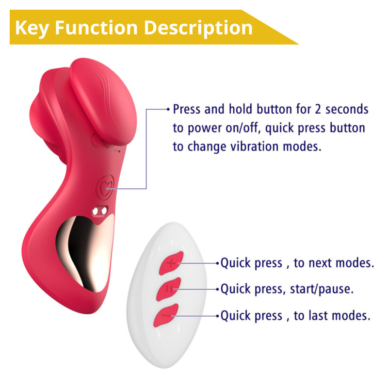 Вібратор Erospace Sweet Play Panty Vibrator With Remote Control A1