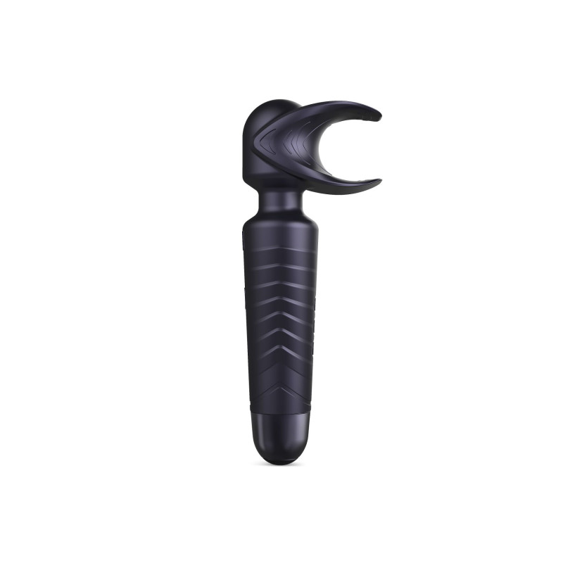 Мастурбатор-вибромассажер Manwan MAN.WAND EVO Black Plum, отлично для пар, виброминет