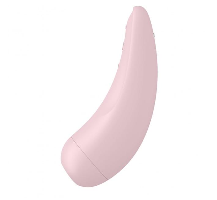 Вакуумный клиторальный стимулятор Satisfyer Curvy 2+ Розовый