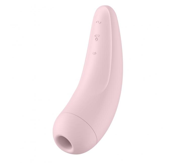 Вакуумный клиторальный стимулятор Satisfyer Curvy 2+ Розовый