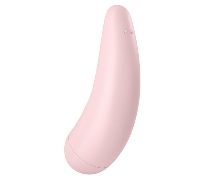 Вакуумный клиторальный стимулятор Satisfyer Curvy 2+ Розовый