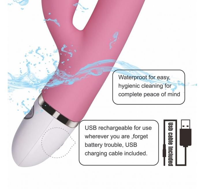 Hi-tech вибратор LoveToy Dreamer II Rechargeable Vibrator Розовый