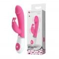 Вибратор LyBaile Gene-Silicone Vibrator Розовый