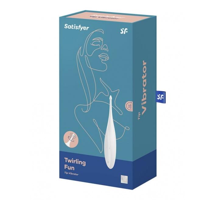 Вибратор для клитора Satisfyer Twirling Fun Белый