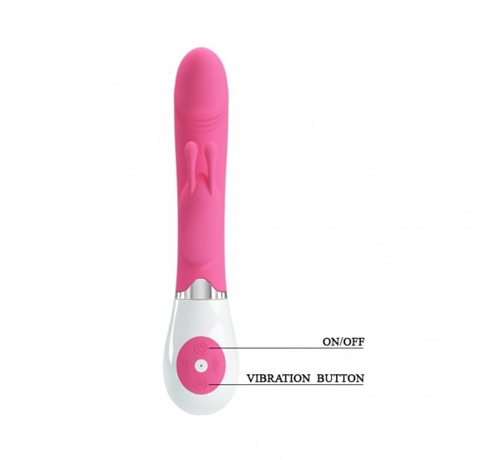 Вибратор LyBaile Gene-Silicone Vibrator Розовый