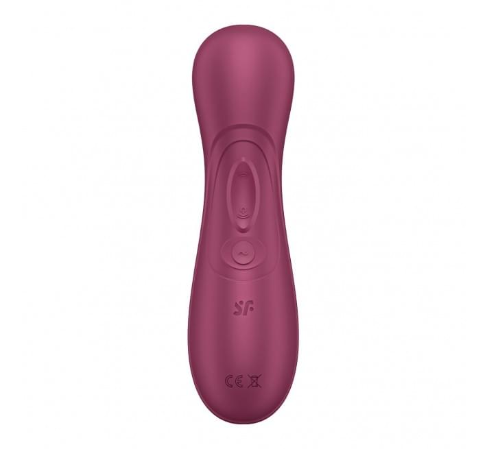 Вакуумный клиторальный стимулятор Satisfyer Pro 2 Generation 3 with Liquid Air Connect App Wine Red