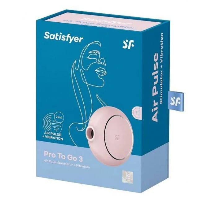 Вакуумний стимулятор Satisfyer Pro To Go 3 Rose