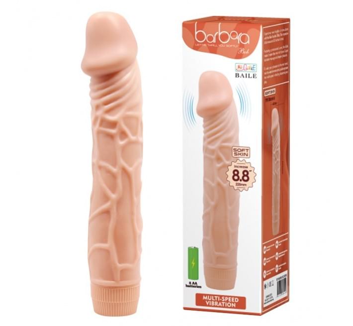 Реалистичный вибратор LyBaile Barbara Bob Dildo Vibrator Телесный