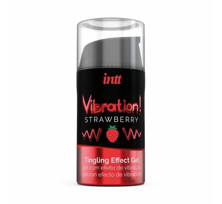 Жидкий вибратор Intt Vibration Strawberry 15 мл
