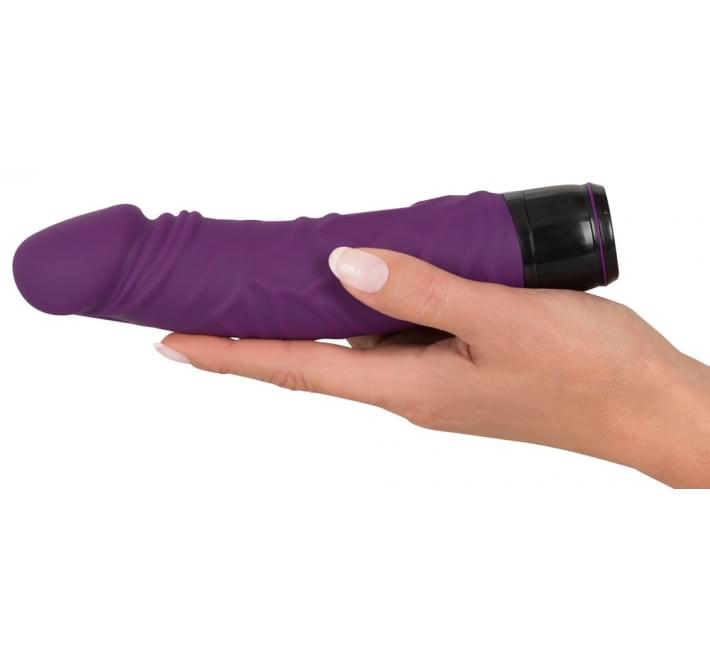 Реалистичный вибратор You2Toys Vibra Lotus Natural Vibrator Фиолетовый