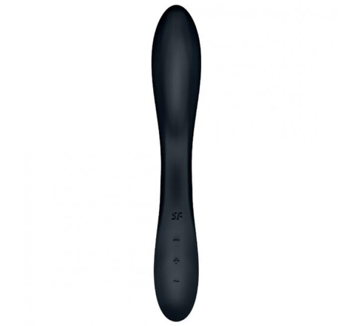 Вібратор із перлинною стимуляцією точки G Satisfyer Rrrolling Explosion Black