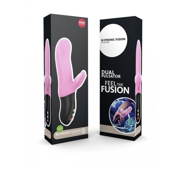 Вибратор-пульсатор Fun Factory BI Stronic Fusion Розовый