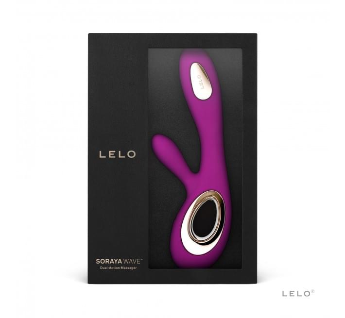 Вибратор-кролик LELO Soraya Wave Deep Rose, манящие движения ствола