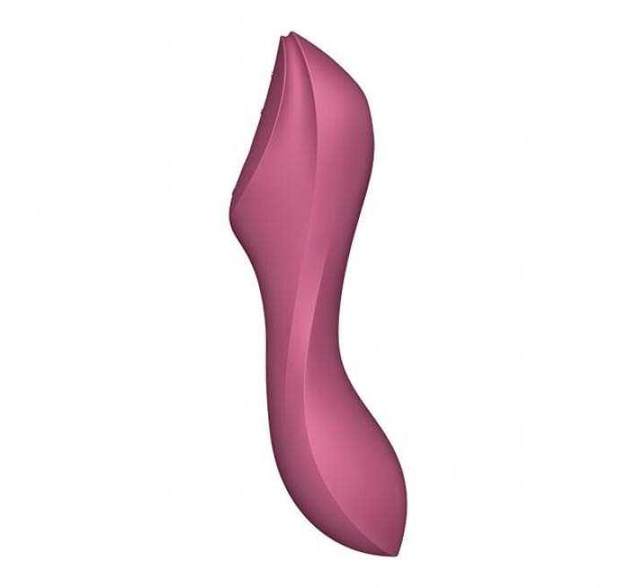 Вакуумный стимулятор с вибрацией Satisfyer Curvy Trinity 3 Red