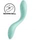 Вібратор із перлинною стимуляцією точки G Satisfyer Rrrolling Pleasure Mint