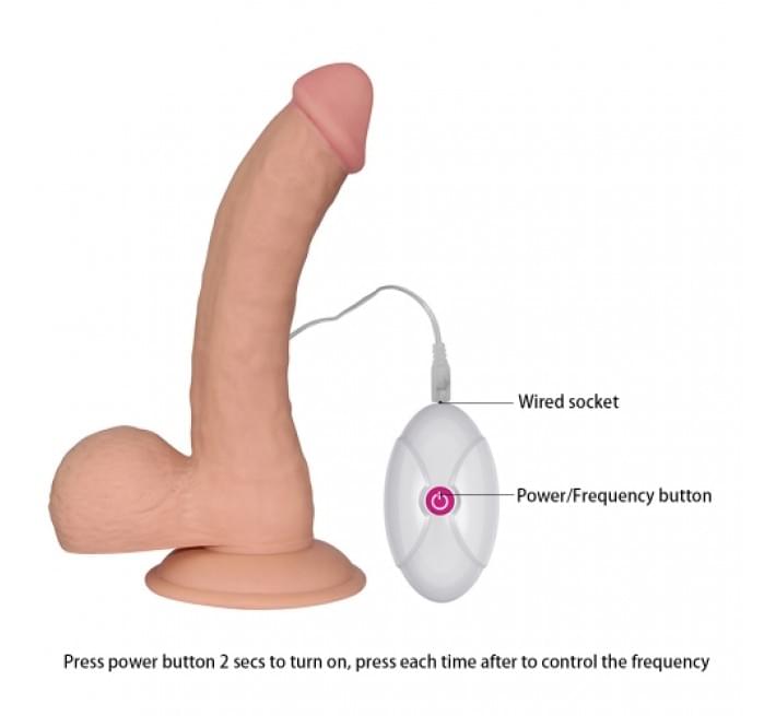 Вібратор LoveToy The Ultra Soft Dude Vibrating LVTOY150