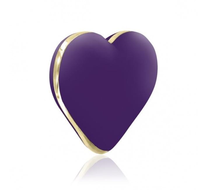 Вибратор-сердечко Rianne S: Heart Vibe Фиолетовый, 10 режимов работы
