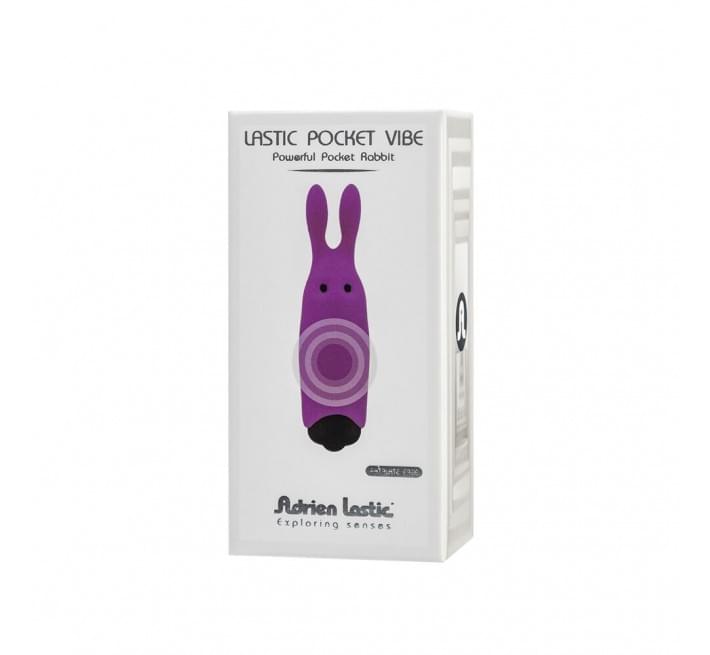 Минивибратор Adrien Lastic Lastic Pocket Vibe Rabbit Фиолетовый