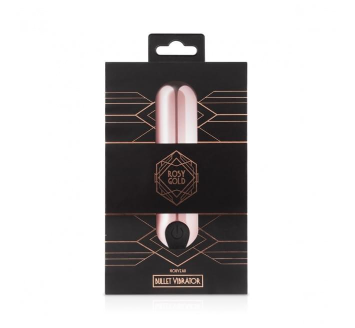 Вибропуля Rosy Gold - Nouveau Bullet Vibrator, перезаряжаемая