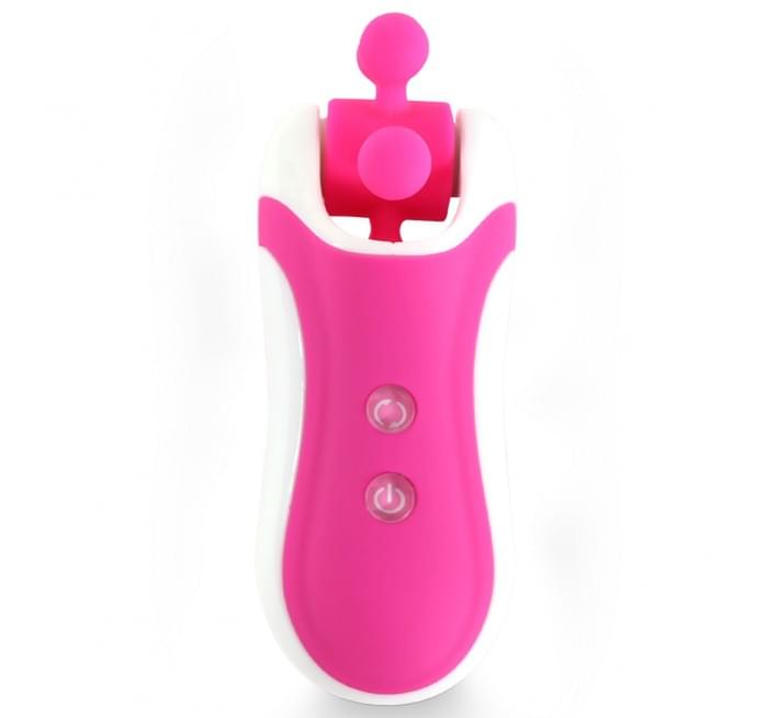 Стимулятор с имитацией оральных ласк FeelzToys Clitella Oral Clitoral Stimulator Розовый