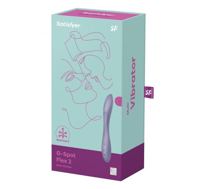 Универсальный вибратор Satisfyer G-Spot Flex 2, гибкий ствол с фиксацией положения