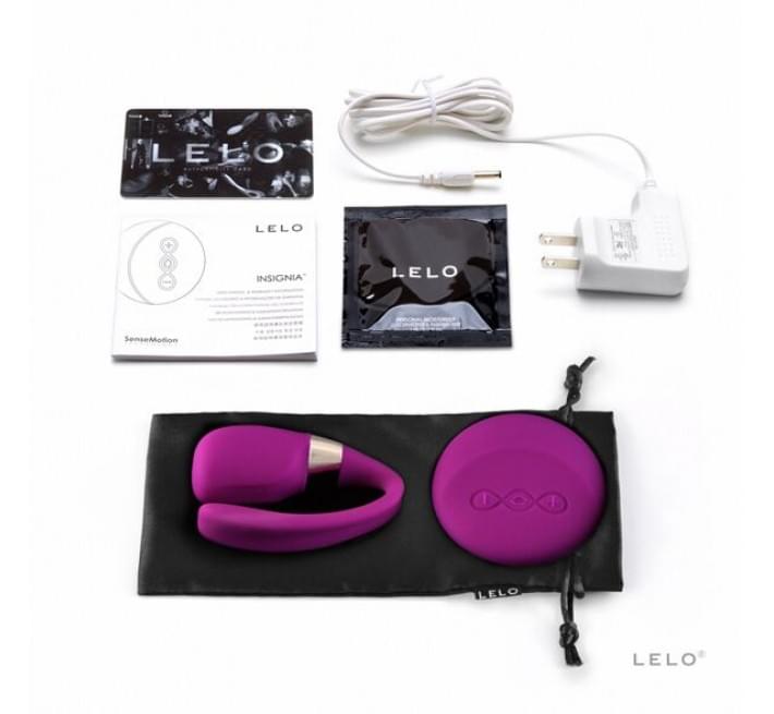 Вибратор для пар LELO Tiani 3 Deep Rose, 2 мотора, пульт ДУ