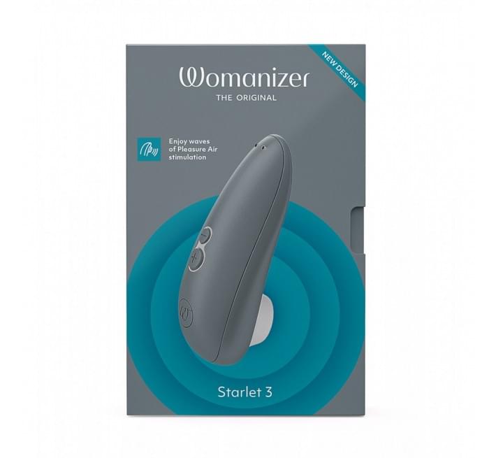 Вакуумный стимулятор клитора Womanizer Starlet 3 Gray