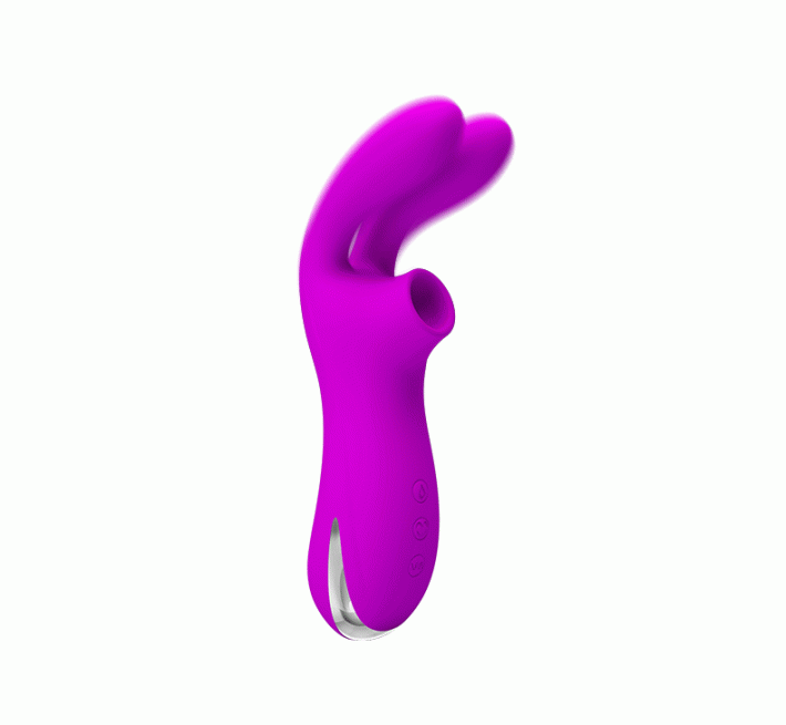 Вибратор Pretty Love Ralap Vibrator + Suction Фиолетовый