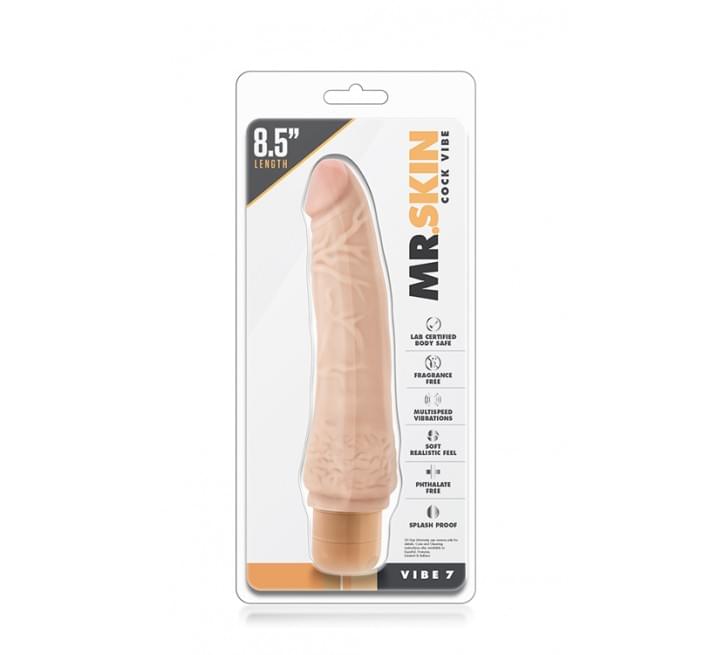 Вибратор Blush MR. SKIN COCK VIBE 7