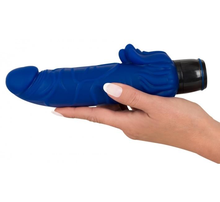 Реалістичний Вібратор You2Toys Vibra Lotus Penis blue Vibrator Синій