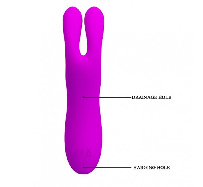 Вибратор Pretty Love Ralap Vibrator + Suction Фиолетовый