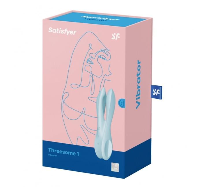 Клиторальный вибратор Satisfyer Threesome 1 Light Blue