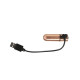 Виброшар PowerBullet First-Class Bullet 2.5″ с Key Chain Pouch, Rose Gold, 9 режимов вибрации