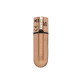 Виброшар PowerBullet First-Class Bullet 2.5″ с Key Chain Pouch, Rose Gold, 9 режимов вибрации